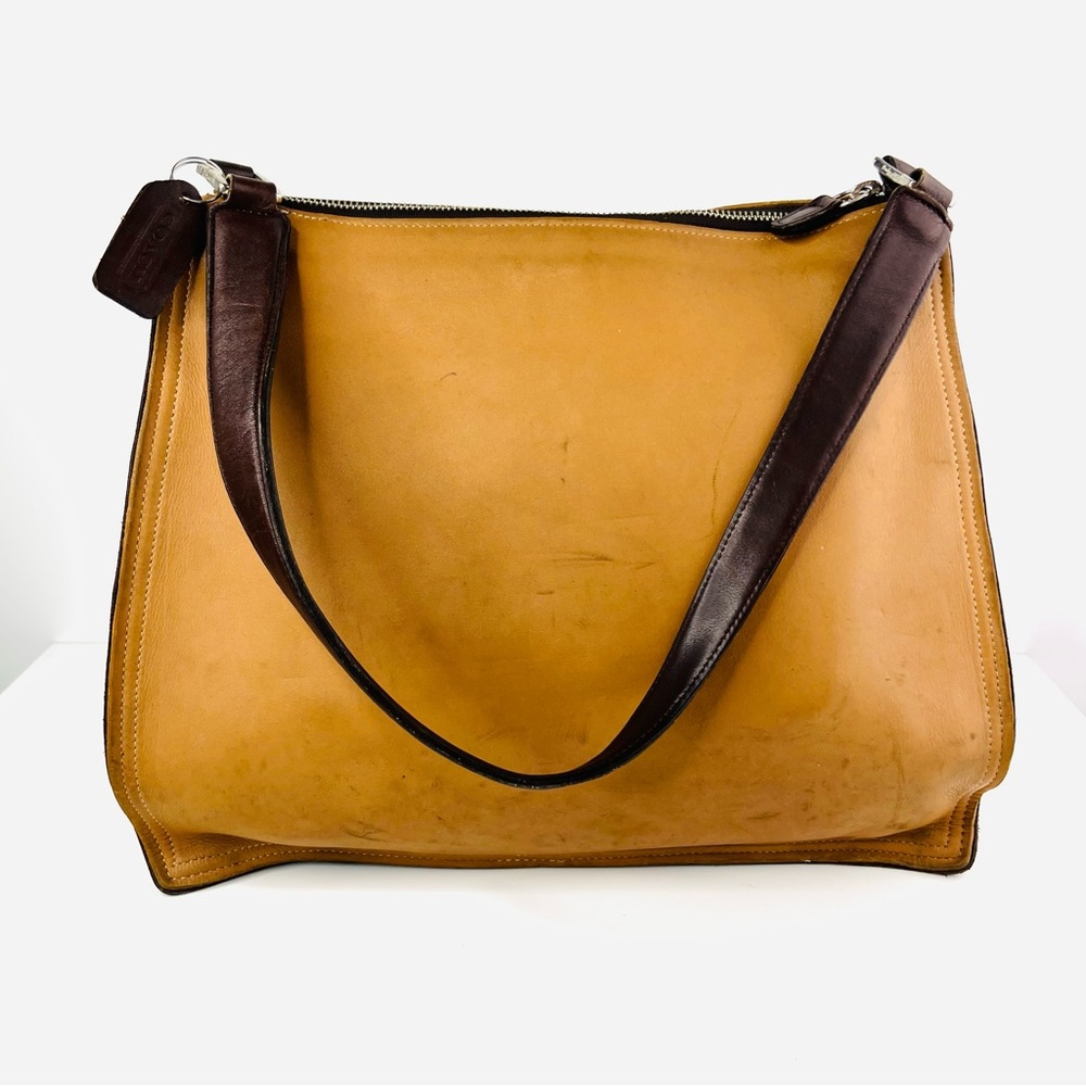 Coach Tan Leather Monterey Hobo Shoulder 6143 Vintage Bag